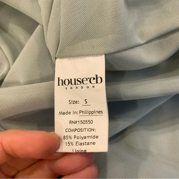 HOUSE OF CB Pistachio Ruffled Gown - Picture 8 of 10